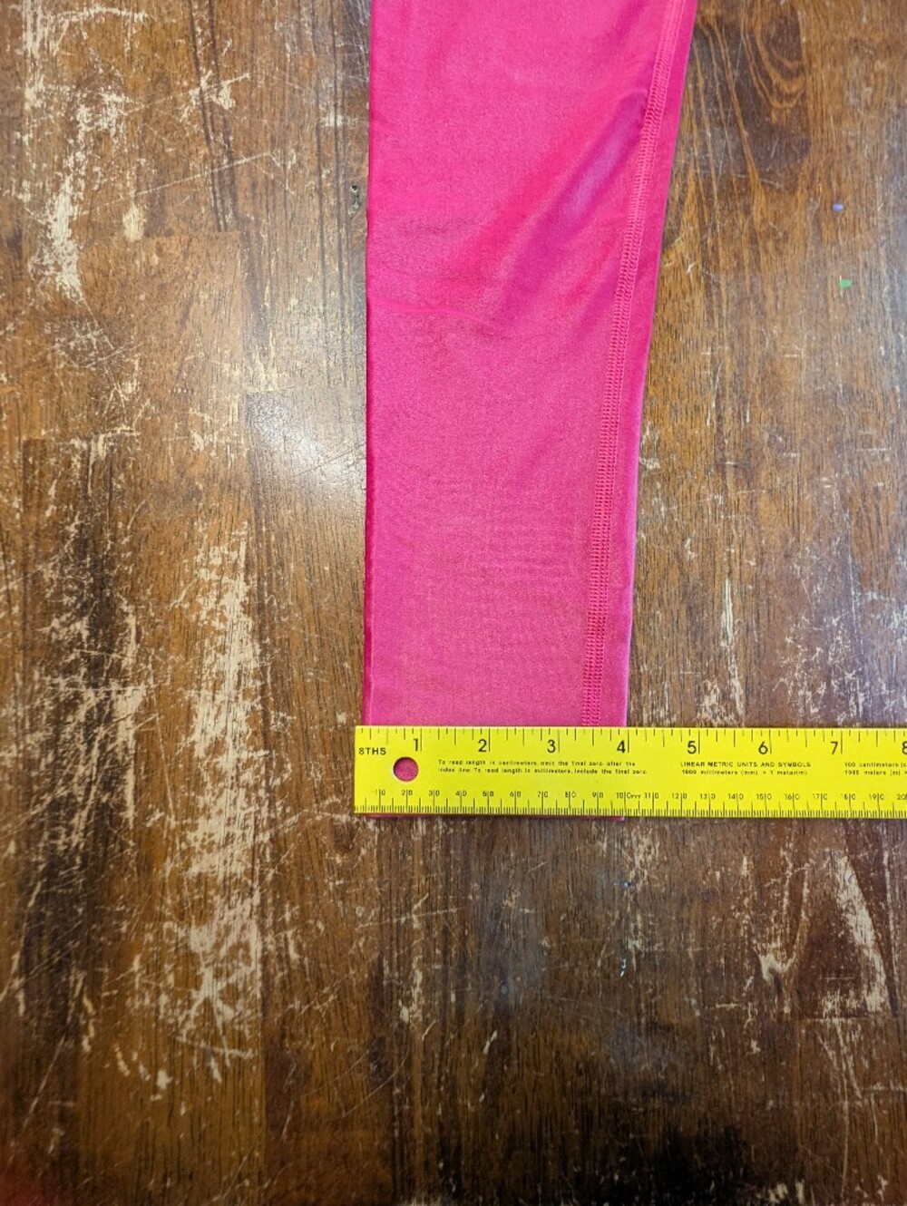 Carbon38 Dark Pink High Shine Leggings Size XS Activewear Athleisure Yoga Gym - Picture 5 of 7